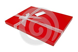 Red gift box bow