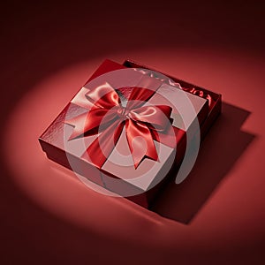 Red Gift Box with Bow