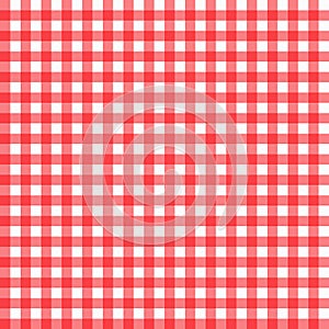 Red gingham