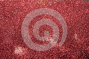 Red Glitter Background