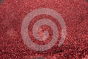 Red Glitter Background