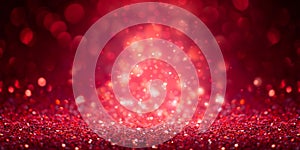 Red Glitter Banner photo