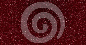 Red glitter dust background for festival, party, event. Gold glamur texture Loop 4k animation.