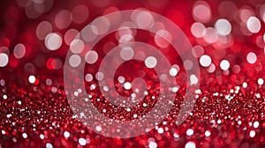 Red Glitter Sparkle Background Texture