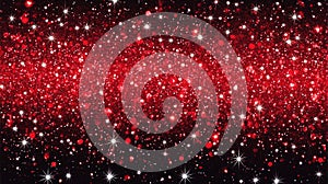 Red Glitter Sparkle Background Texture