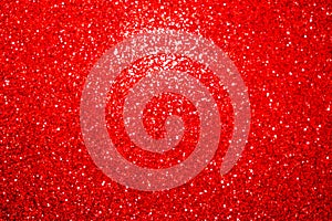 Red Glitter Texture Colorful Blurred Abstract Background