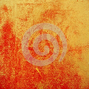 Red and gold abstract textured background. Chinese new year artistic wall