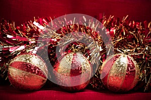 Red and Gold Christmas Decorations