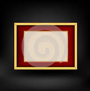 Red and gold luxury background