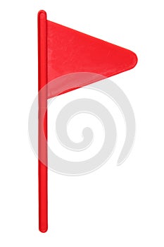 Red Golf Flag