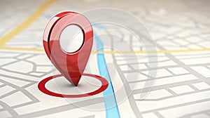 Red GPS marker on the map.