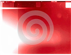 Red Gradient Background Texture With Light Leak Effect