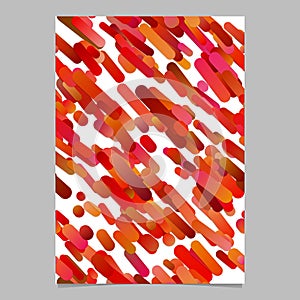 Red gradient diagonal rounded stripe pattern card background template