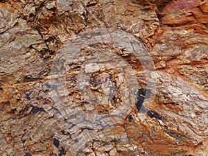 Red granite in the Australian outback