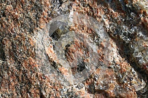 Red granite stone texture