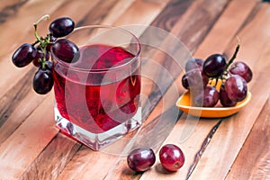 Red grape and grape juice