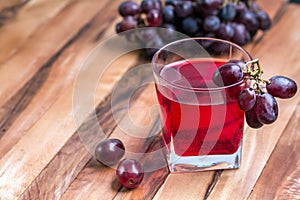 Red grape and grape juice