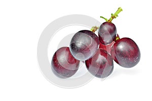 Red grape isolated