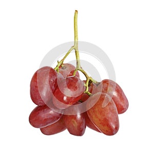 Red grape isolated