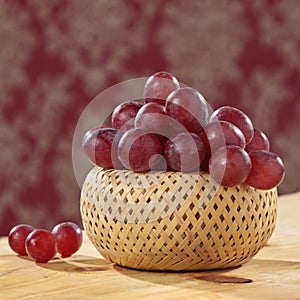 Red grapes