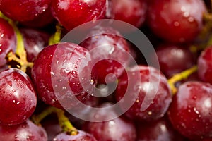 Red grapes