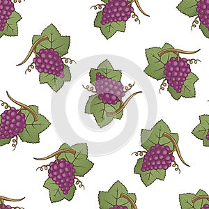 Red Grapes Pattern