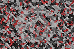 Red and gray camouflage pattern blackground