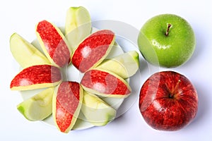 Red & Green Apple