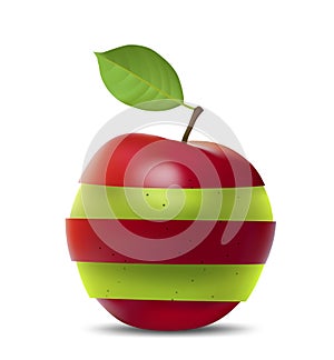 Red-Green Apple