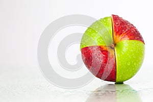 Red-green apple