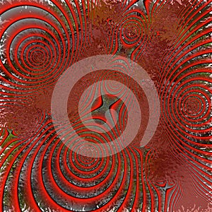 Red green blue circles swirls, design, bacteria shapes,  background  geometries, abstract background