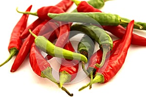 Red & Green Chili Peppers