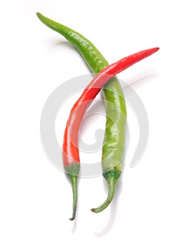 Red and green chilly