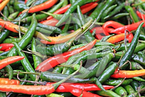 red and green chilly texture