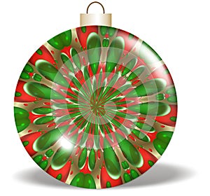 Red Green Christmas Ornament