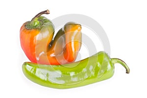 Red and green pepper