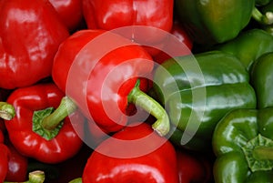 Red and Green Peppers