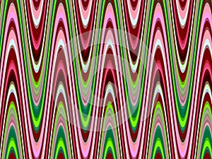Red green pink waves pattern abstract web bacground and texture