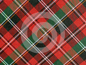 Red and green plaid background