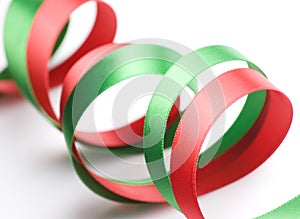 Red and Green Ribbon