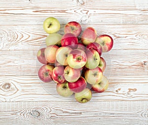 Red and Green Soft Apples Ready for Juice Produce