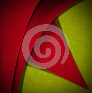 Red and Green Velvet Abstract Background