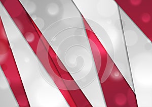 Red grey corporate abstract tech background
