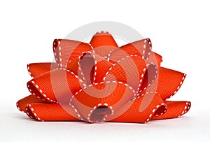 Red grosgrain bow photo