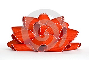 Red grosgrain bow