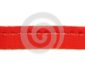 Red grosgrain ribbon photo