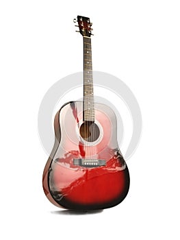 Red guitar