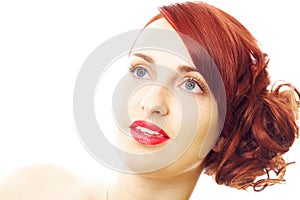 Red hair portrait