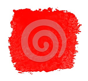 Red hand painted dirty texture