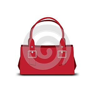 Red handbag